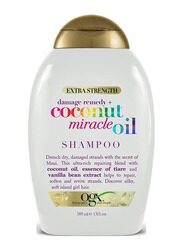 Ogx Extra Strength Damage Remedy+ Coconut Miracle Oil Shampoo for Damaged Hair, 3 x 385ml