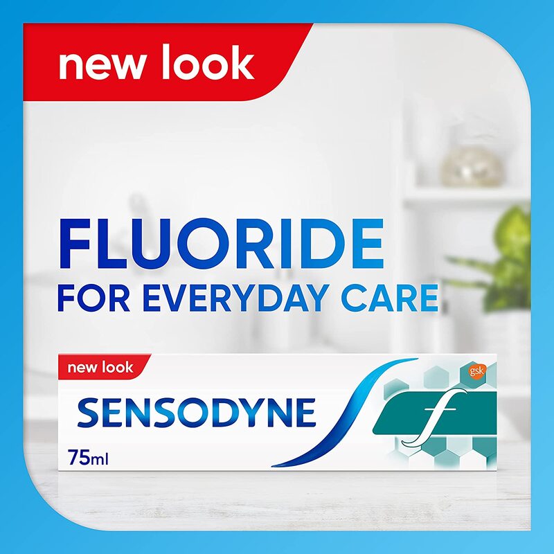 Sensodyne Flouride Toothpaste for Sensitive Teeth, 75ml