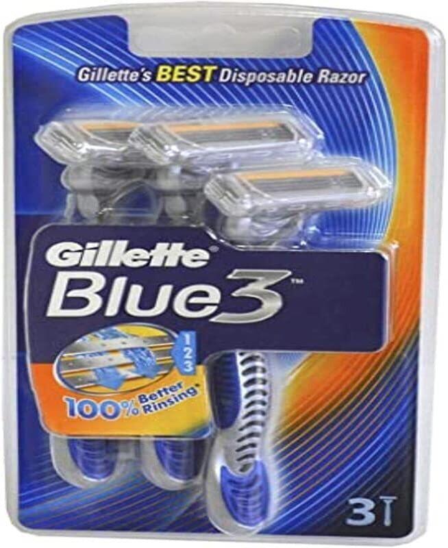 

Gillette Blue 3 Disposable Men's Razors, 3 Pieces