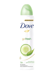 Dove Go Fresh Cucumber & Green Tea Deodorant 48h Spray, 6 x 150ml