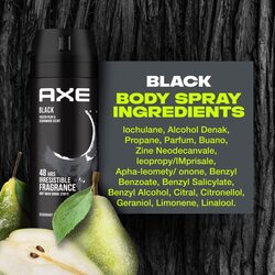 Axe Black Deodorant & Bodyspray for Men, 150ml