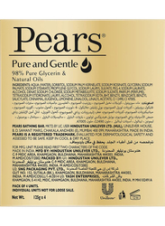 Pears Pure & Gentle Bathing Soap Bar, 4 x 125g