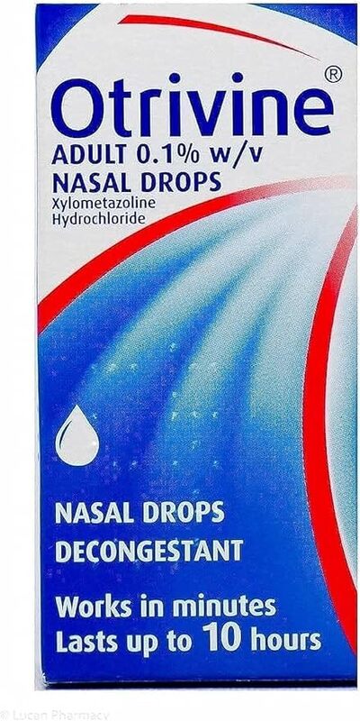 Otrivin 0.1 Nasal Drops, 10 ml