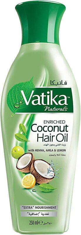 

Vatika Coconut Enriched Hair Oil with Henna, Amla And Lemon, 250ml