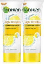 Garnier Skin Naturals Light Complete Face Wash, 100gm, 2 Pieces