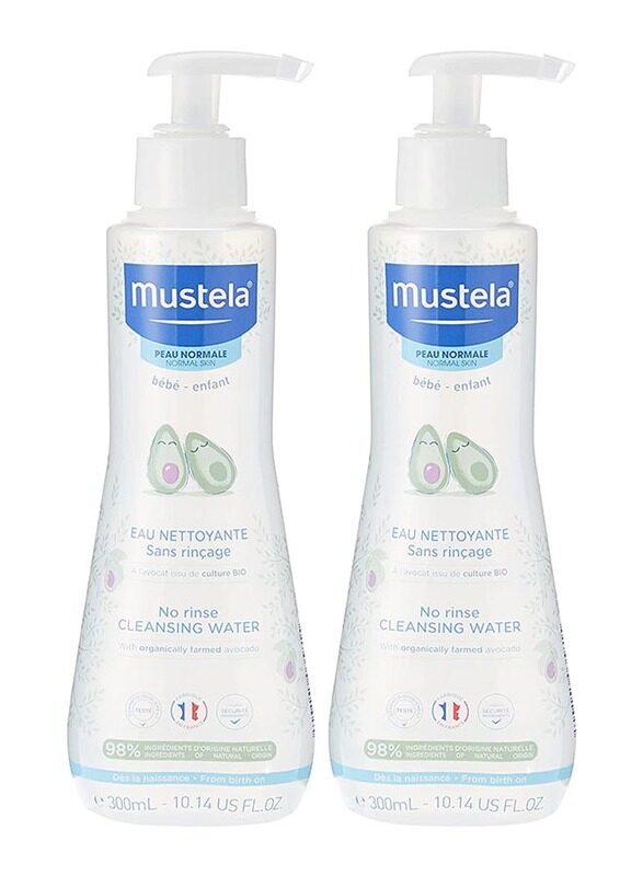 

Mustela No Rinse Cleansing Water, 2 x 300ml