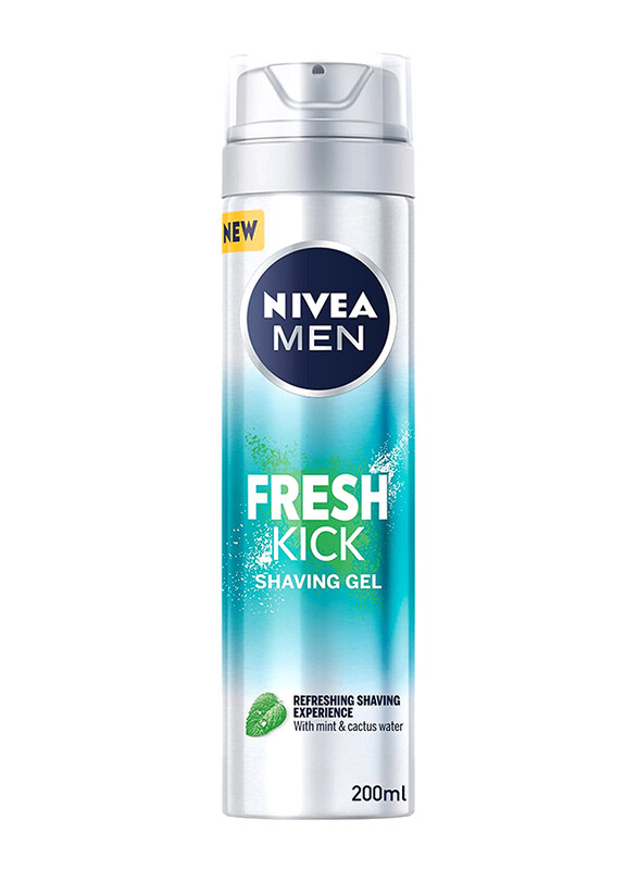 

Nivea Men Shaving Gel Fresh & Cool Mint Extracts, 200ml