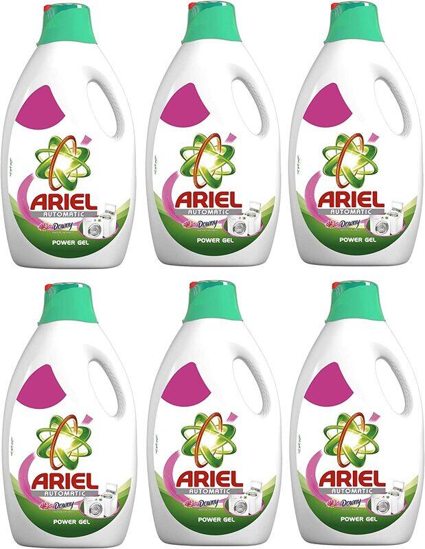 

Ariel Touch of Downy Freshness Automatic Liquid Detergent, 6 x 1.8 Liters