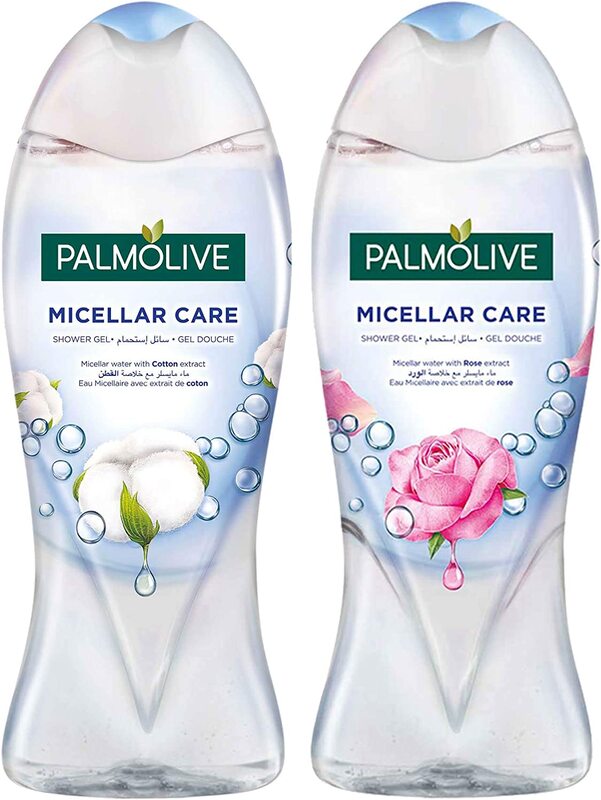 Palmolive Micellar Care Shower Gel, 500ml, 2 Pieces