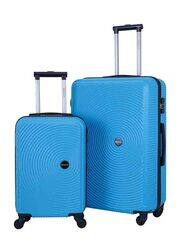 Para John 2-Piece Hardside Travel Trolley Luggage Bag Set, 20/28, Blue