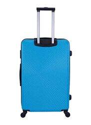 Para John 2-Piece Hardside Travel Trolley Luggage Bag Set, 20/28, Blue