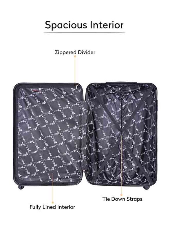 Para John Single Size Checked-in Trolley Luggage Bag, 28-inch, Grey