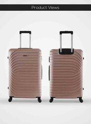 Para John 2-Piece Travel Trolley Luggage Bag Set, Rose Gold