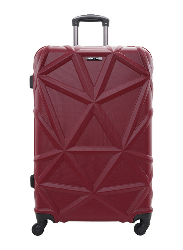 

Para John 28-Inch Matrix Luggage Trolley, Burgundy