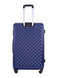 Para John Single Size Checked-in Trolley Luggage Bag, 28-inch, Dark Blue