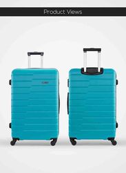 Para John Single Size Small Cabin Carry Travel Trolley Luggage Bag, Blue