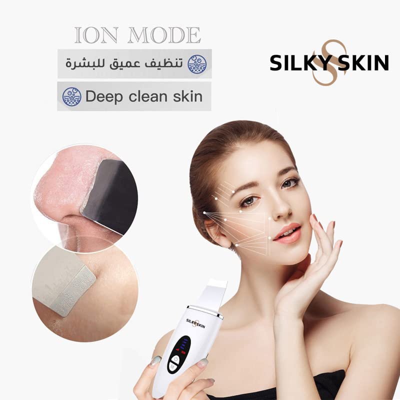 Silky Skin Skin Scrubber Blackhead Remover, White