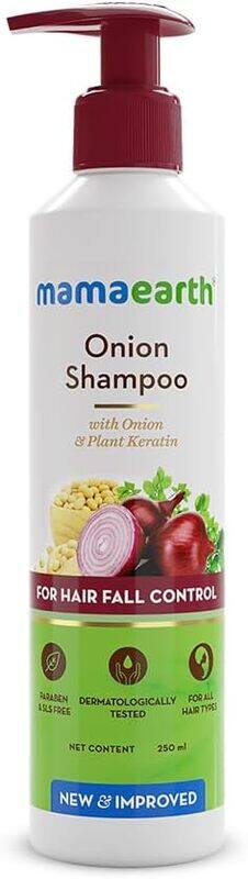 

MAMAEARTH Onion Shampoo for Hair Growth and Hair Fall Control, 250 ml