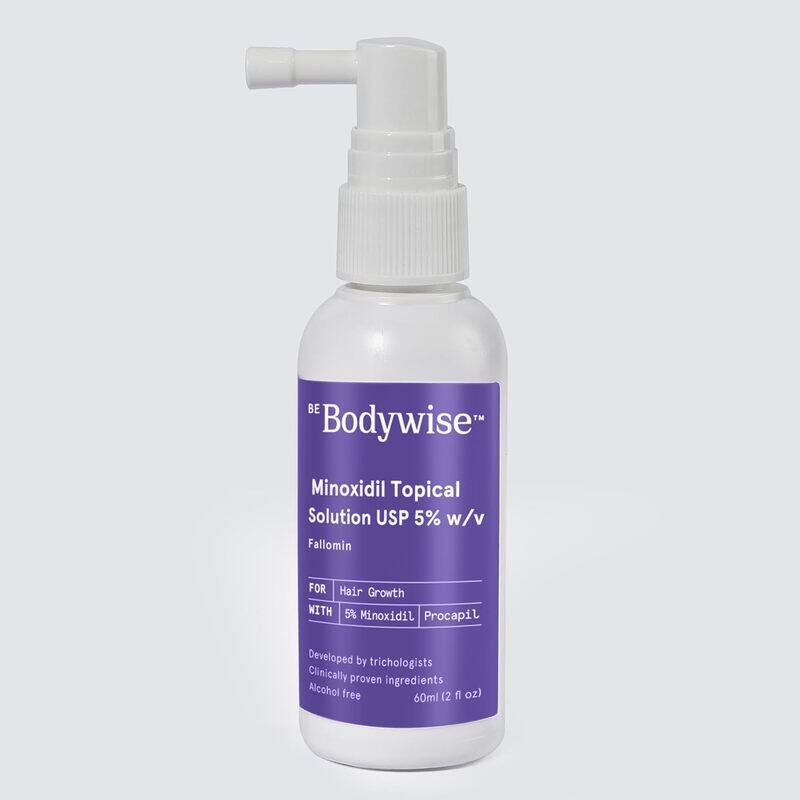 

Be Bodywise Minoxidil Topical Solution USP 5% w/v - 60ml