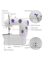 Generic - 4-In-1 Portable Sewing Machine White