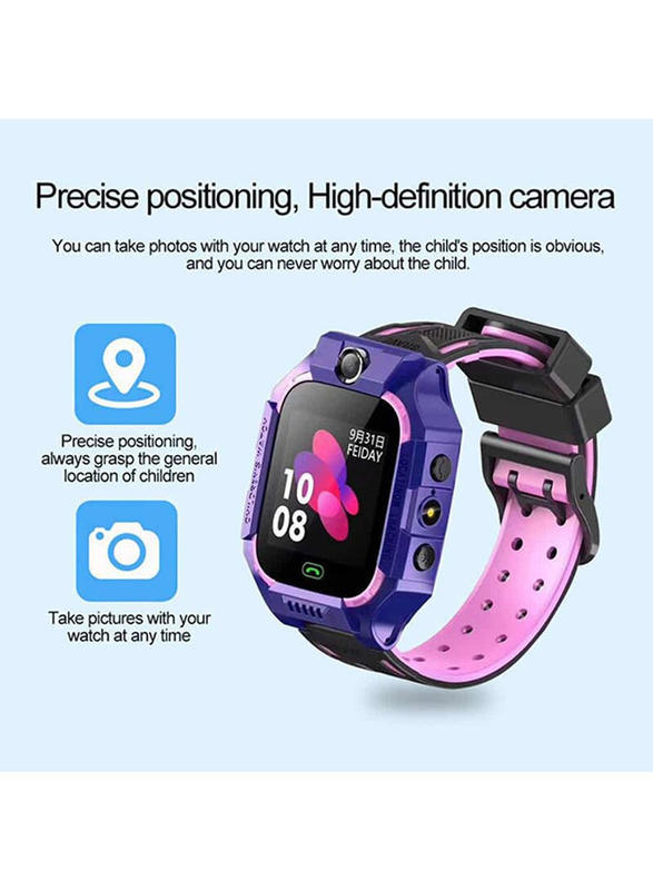 Generic Waterproof Smart Watch For Kids - Pink