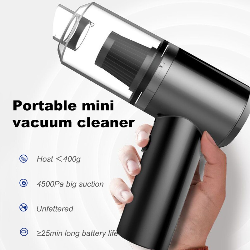 Generic-Portable Mini Car Vacuum Cleaner Computer Dust Collector Duster for Car Laptop Keyboard