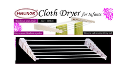 Feelings Cloth Dryer Expandable  80 cm White Color