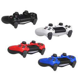 Generic - Wireless Bluetooth Gamepad Dual Shock Joystick Game Controller With 3.5mm Audio Port for Sony PS4 Controller PlayStation 4 Blue