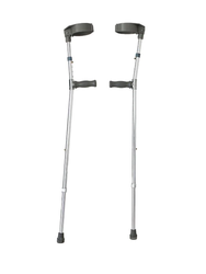 Lightweight Walking Forearm Crutch, Folding, Aluminum Crutches for Seniors with Height Adjustment