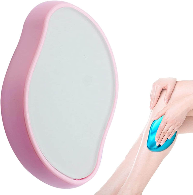 

Generic Crystal Hair Eraser for Women and Men Hair Remover Painless Exfoliation Magic Hair Removal Tool for Arms Legs Back Pink