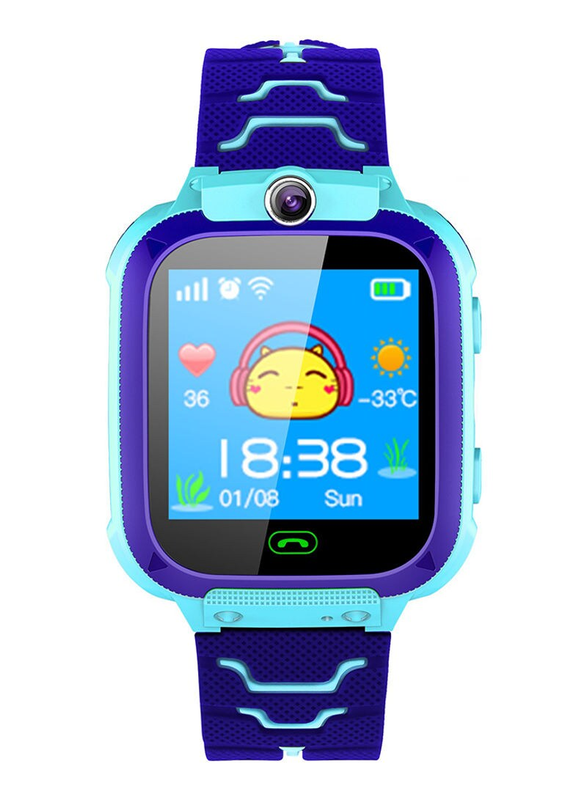 Generic Kids Smart Watch Phone With Sim Card Slot Blue