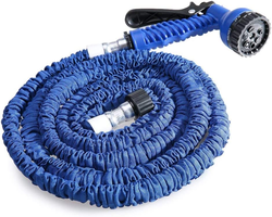 25Ft Magic Hose Stretchable Flexible 3X Expandable Double Latex Core Garden Hose Lightweight Pipe For Outdoor Cleaning Car Wash Watering Plants