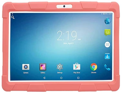 Atouch Kids Tab A10 Tablet, 10.1 Inch, Dual Sim, 4GB RAM, 64GB ROM, 4G LITE with Gifts - Pink