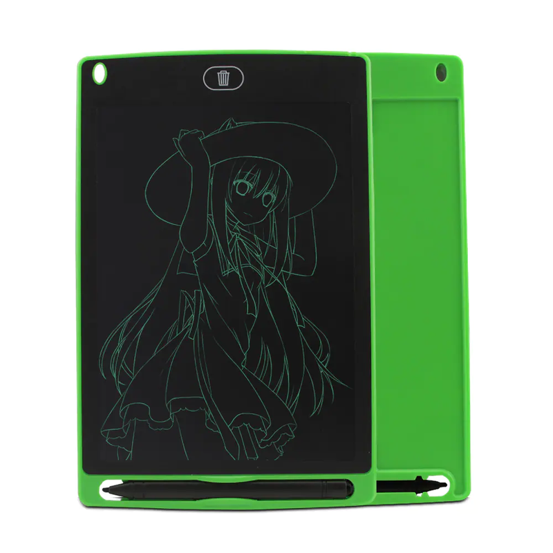 LCD Writing Tablet 8.5 Inch Drawing and Writing Board for Kids & Adults Handwriting Paper Doodle Pad for School Office Green