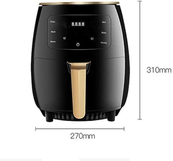 SILVER CREST Air Fryer 6 L Large Capacity360° Rapid Air Convection Technology, with Digital LED Touch Screen 2400W