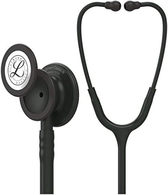 

5803 3M Littmann Classic III Stethoscope Black Edition, Full Black, 27 Inches