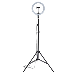 Olsenmark 10 Inch Selfie Ring Light With Tripod Stand - 120 Led'S, Phone Holder, Letscom Dimmable Led Beauty Camera Ringlight For Makeup/Photography/Youtube Videos/Vlog/Tik Tok/Live, & More