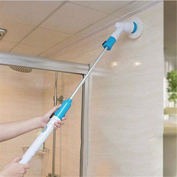 Scrubber Electric Spin Power Scrubbing Cleaning Brush For Floor Bathroom Wall Toilet Bathtub Swimming Pool Tire Rechargeable Extendable Tool