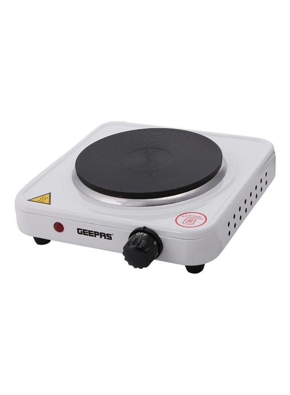 

Geepas Portable Electric Hob 1000W Ghp32013 White