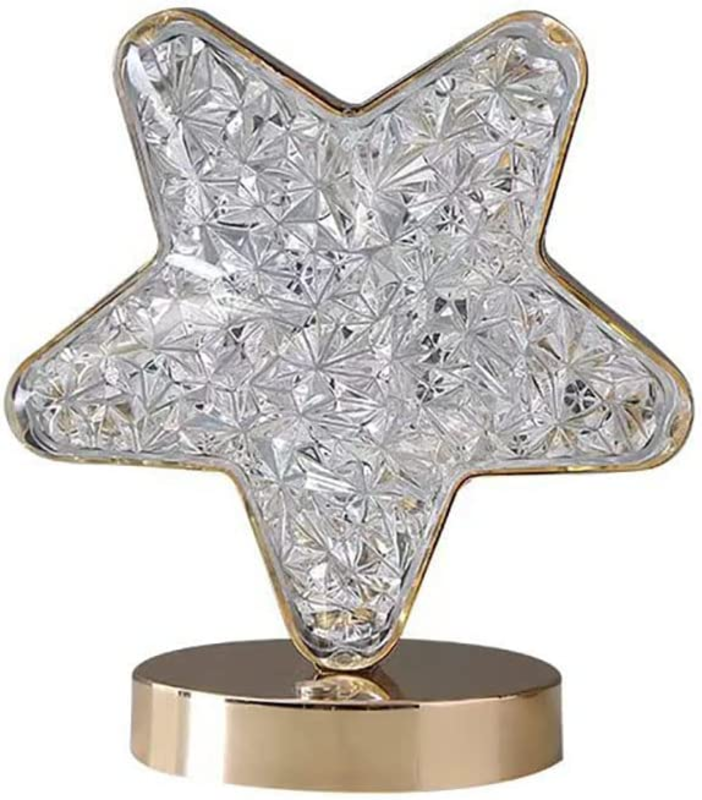

Generic Smart Touch Portable Ramadan Star Shape Acrylic Table Lamp Led Light For Living Room Home