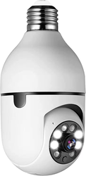 ecurity Light Camera V380 130W Dpi Smart Wireless WiFi Full Color Bulb Camera 2.4Ghz 360 Degree E27 Panoramic Ip Camera (No Sd Card)