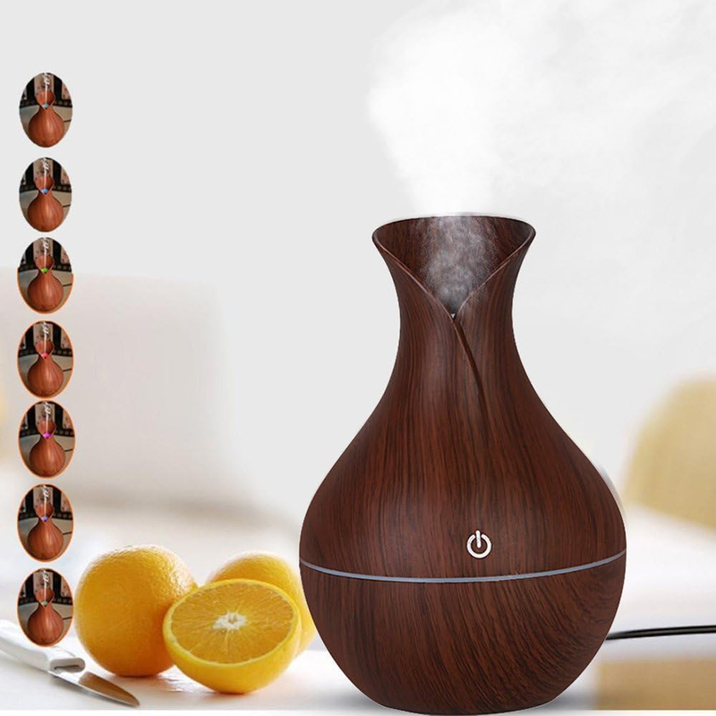 Generic Essential Oil Diffuser 400ml Cool Mist Humidifiers Ultrasonic Aromatherapy with 4 Timer Setting and High or Low Mist Output for Home Bedroom Baby Room Study Yoga Office