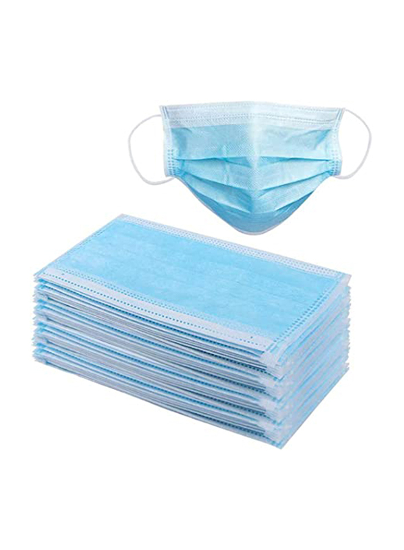 3 Ply Adults Face Mask, Blue