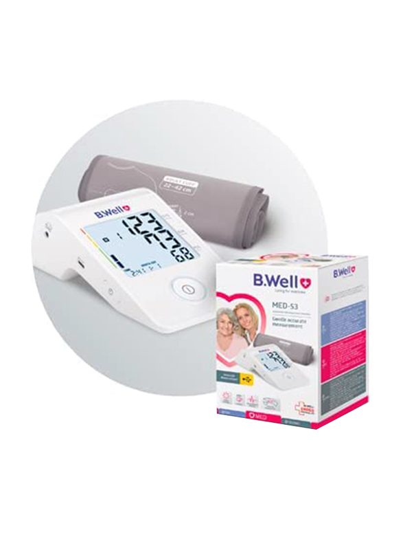 B.Well PRO-35-ML Automatic Blood Pressure Monitor, White