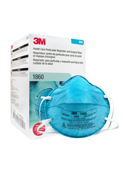 3M N95 Medical/Surgical Mask, 1860, Blue