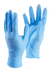 Nitrile Examination Powder Free Gloves, 100-Pieces, Blue, Extra-Large