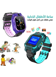 Generic Waterproof Smart Watch For Kid- Blue/Green