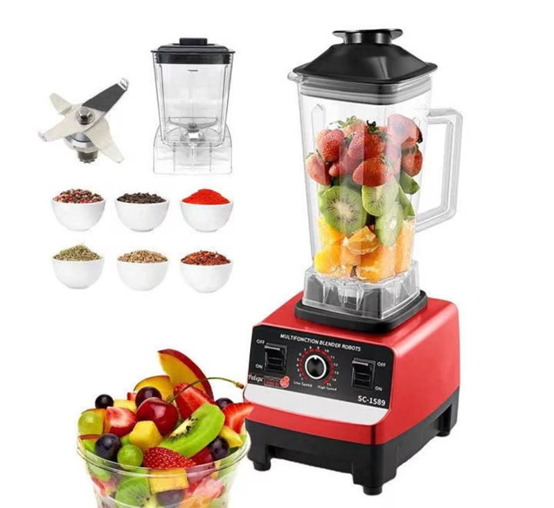 SILVER CREST 4500W Heavy Duty Commercial Grade Blender SC-1589 Multicolour, With 2 Jars