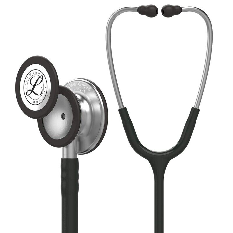 

3M Littmann 5620 Classic III Monitoring Stethoscope, Black, 27 inches