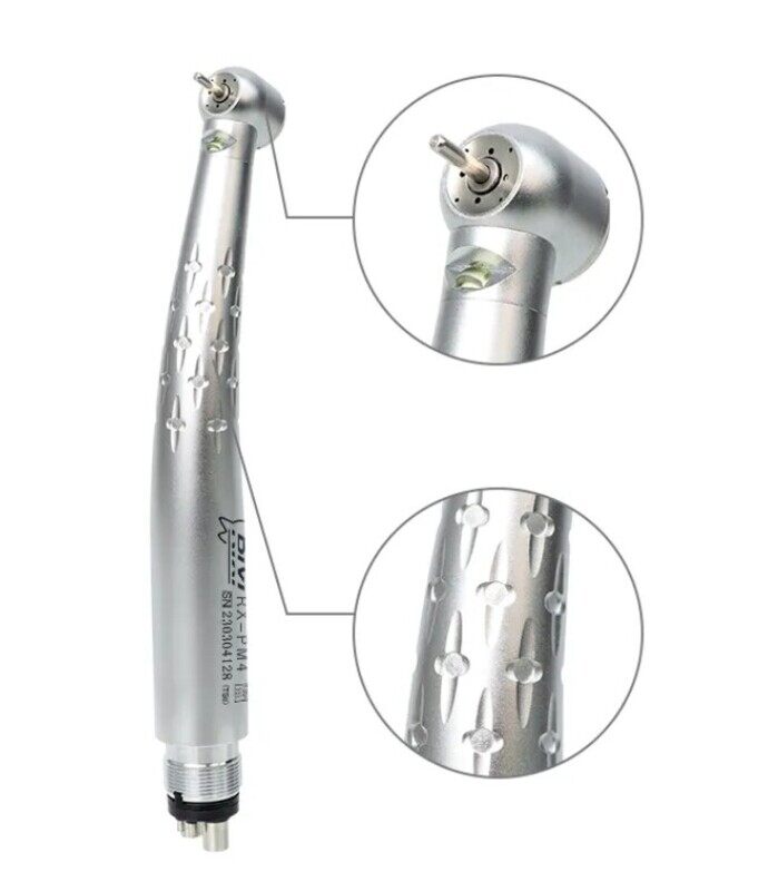 

Generic Dental Handpiece High Speed 4 Water Spray LED, Dental Hand Piece